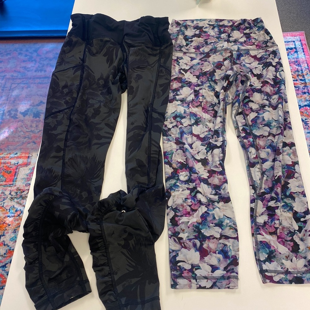 Lululemon Floral Leggings